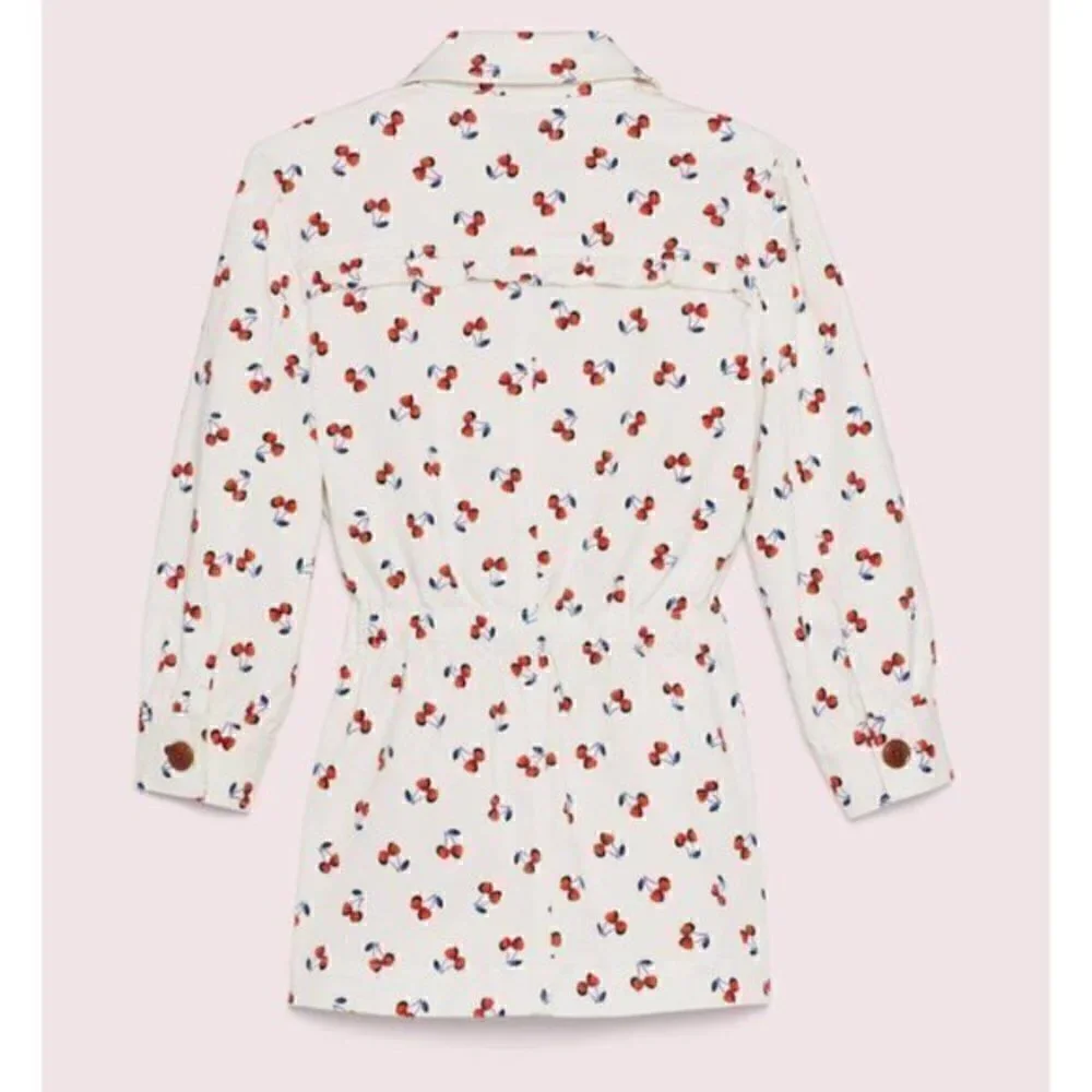 Kate Spade Cherry Toss Jacket Size XXS NWT